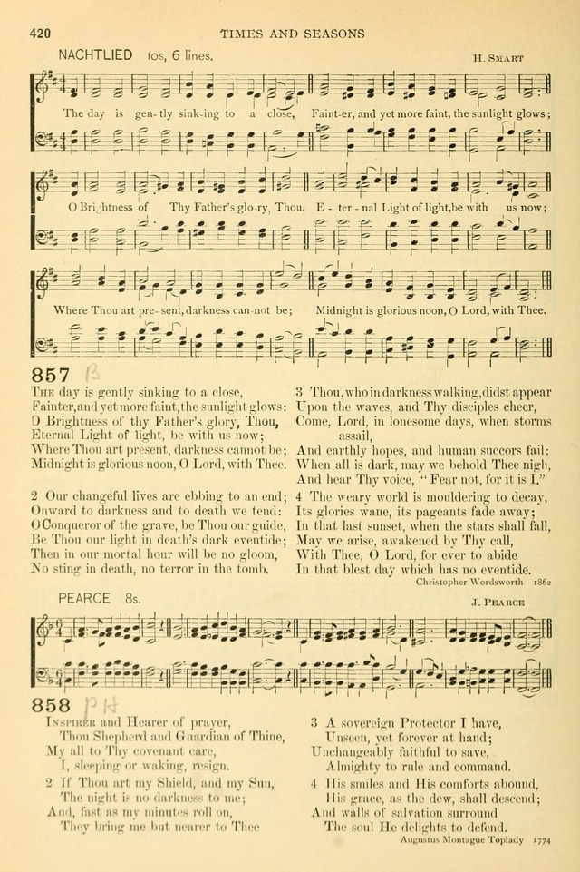 The Church Hymnary: a collection of hymns and tunes for public worship page 420