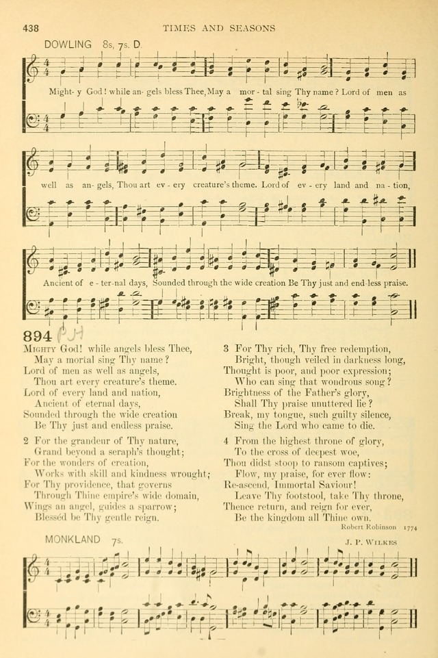 The Church Hymnary: a collection of hymns and tunes for public worship page 438