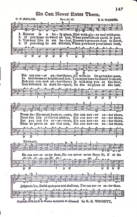Christian Joy: a Combination of New and Favorite Revival Songs for Church Services, Singing Conventions, and Revivals page 146