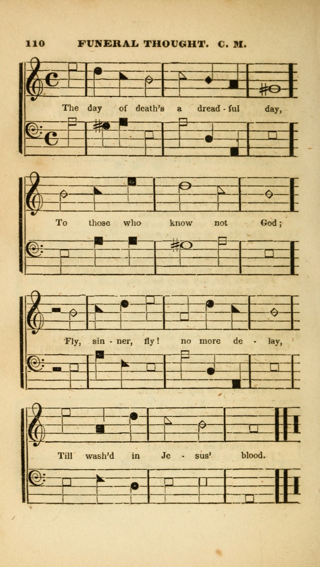 The Christian Lyre: adapted for use in families, prayer meetings, and revivals of religion page 110