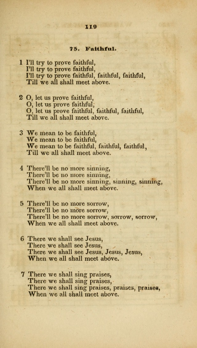 The Christian Lyre: adapted for use in families, prayer meetings, and revivals of religion page 119