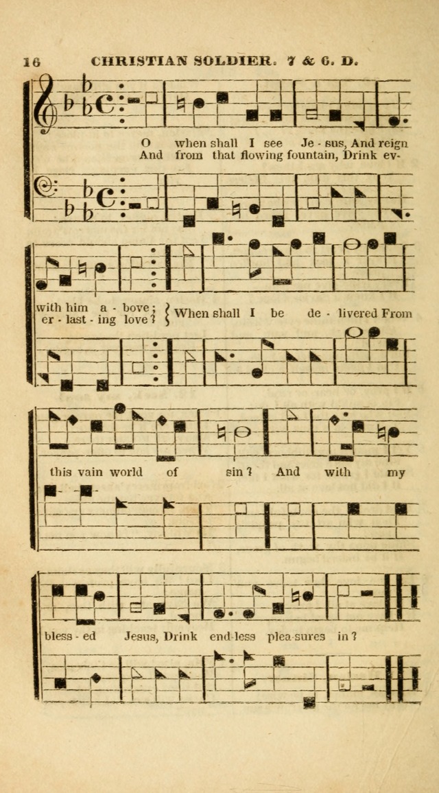 The Christian Lyre: adapted for use in families, prayer meetings, and revivals of religion page 16