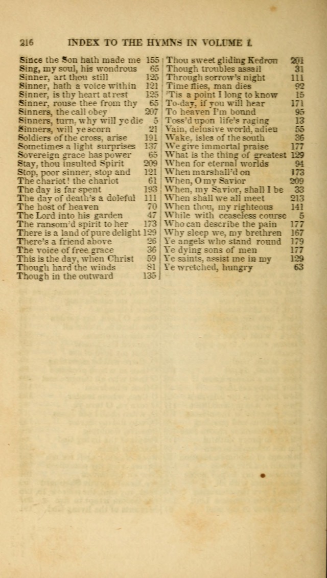 The Christian Lyre: adapted for use in families, prayer meetings, and revivals of religion page 216