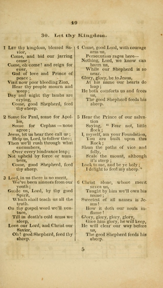 The Christian Lyre: adapted for use in families, prayer meetings, and revivals of religion page 49