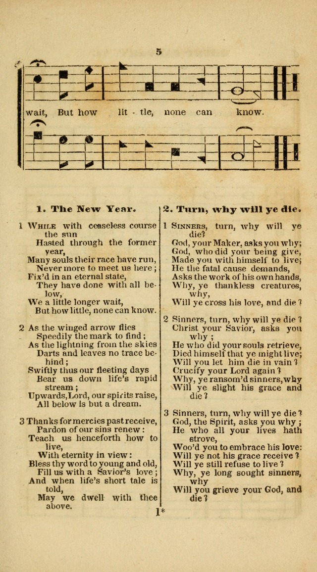 The Christian Lyre: adapted for use in families, prayer meetings, and revivals of religion page 5