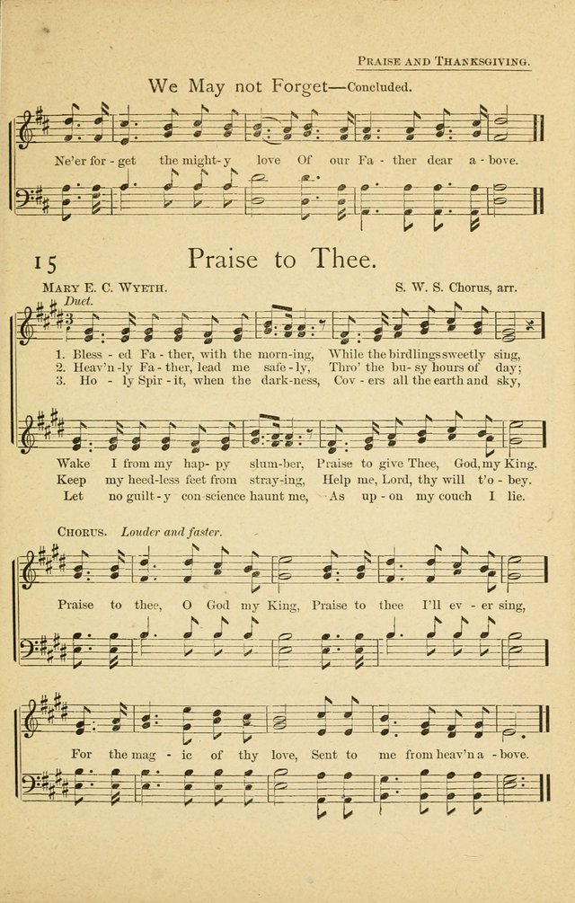 Christian Life Songs: for Sunday school, praise and prayer meeting, congregational singing, Christian Endeavor meetings, special meetings, choir & home page 11