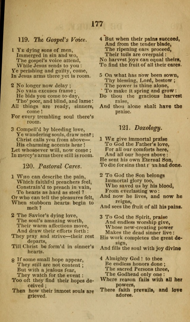 The Christian Lyre: Vol I (8th ed. rev.) page 177