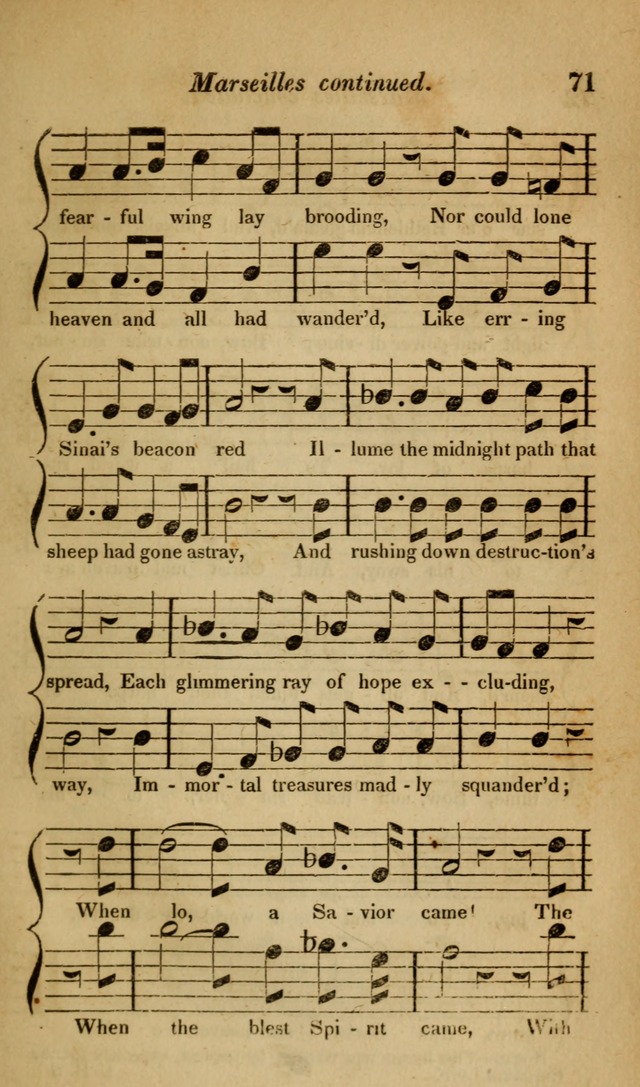 The Christian Lyre: Vol I (8th ed. rev.) page 71