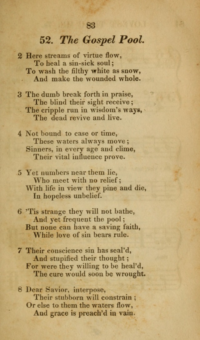 The Christian Lyre: Vol I (8th ed. rev.) page 83
