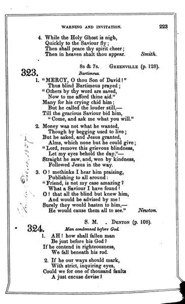 Christian Melodies: a selection of hymns and tunes designed for social and private worship in the lecture-room and the family page 222
