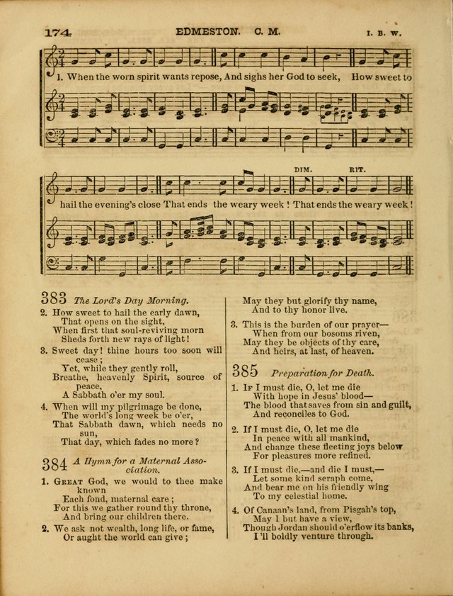 Cottage Melodies; a hymn and tune book, for prayer and social meetings and the home circle page 181