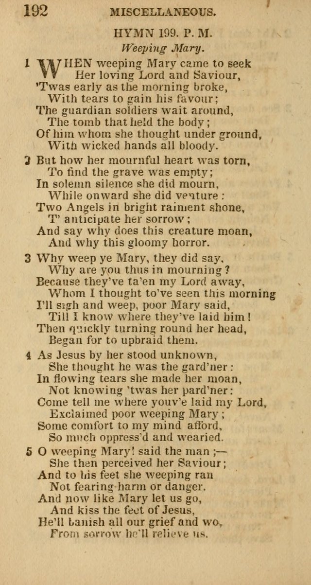 The Camp-Meeting Chorister: or, a collection of hymns and spiritual songs, for the pious of all denominations. To be sung at camp meetings, during revivals of religion, and on other occasions page 194