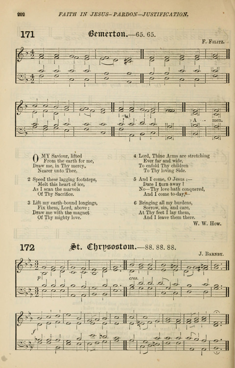 The Congregational Mission Hymnal: and Week-night service book page 196