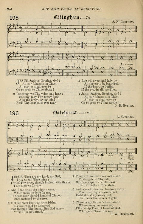 The Congregational Mission Hymnal: and Week-night service book page 222