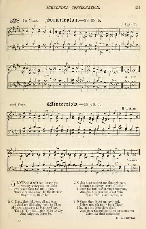 The Congregational Mission Hymnal: and Week-night service book page 249