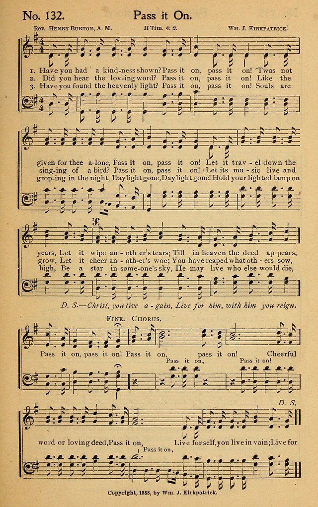 Christian Melodies: the new song book, for church, evangelistic, Sunday-school and Christian endeavor services page 140
