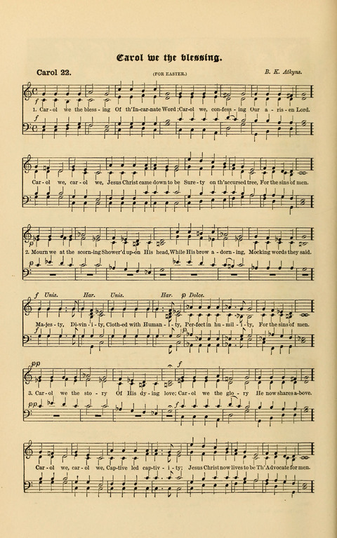 Carols Old and Carols New: for use at Christmas and other seasons of the Christian year page 22