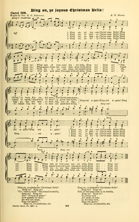 Carols Old and Carols New: for use at Christmas and other seasons of the Christian year page 491
