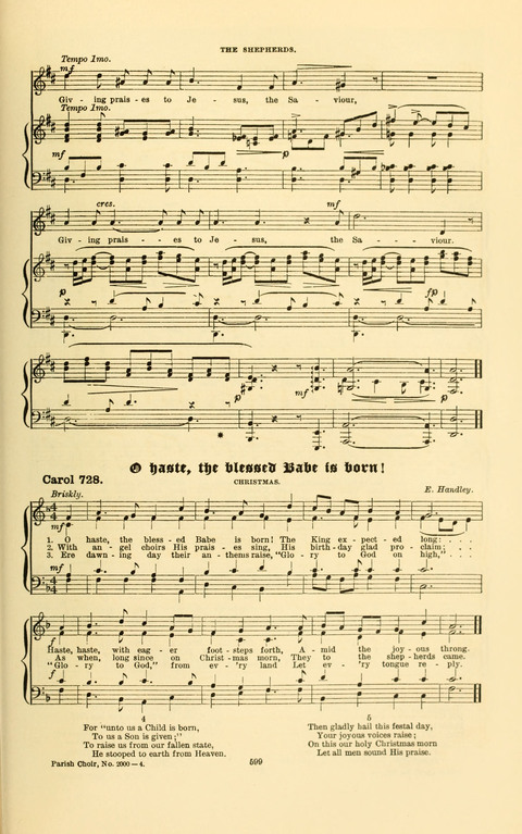 Carols Old and Carols New: for use at Christmas and other seasons of the Christian year page 611