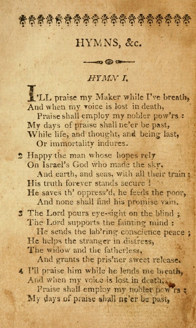 A Collection of original and select hymns and spiritual songs: for the use of Christian societies page 8