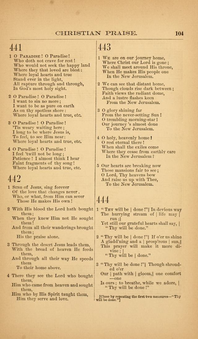 Christian Praise: hymns and tunes for public worship page 202