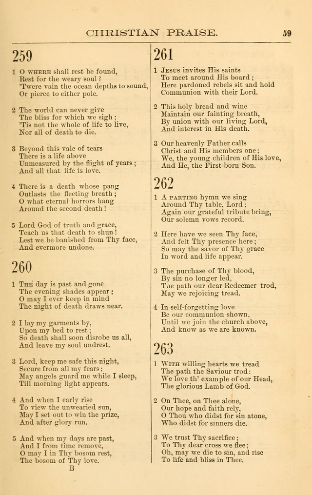 Christian Praise: hymns and tunes for the use of the Baptist churches page 114