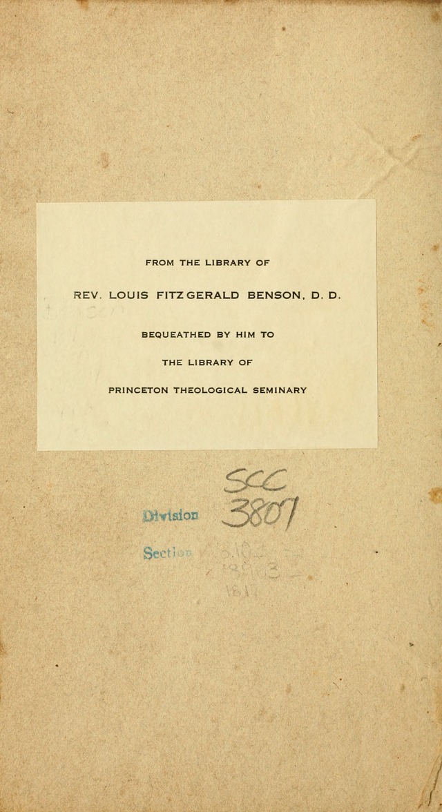 Christian Psalmody, in Four Parts; containing Dr. Watt