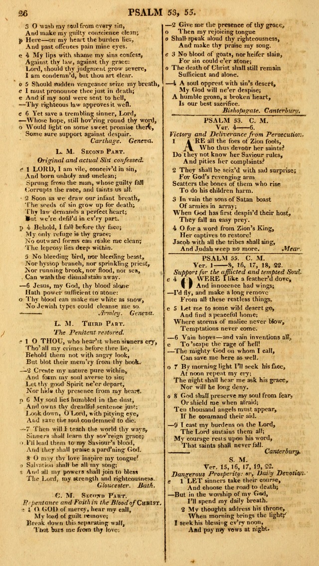Christian Psalmody, in Four Parts; containing Dr. Watt