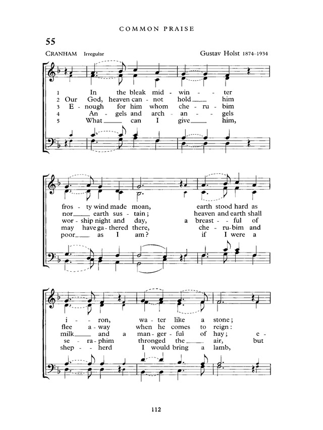 Common Praise: A new edition of Hymns Ancient and Modern page 112
