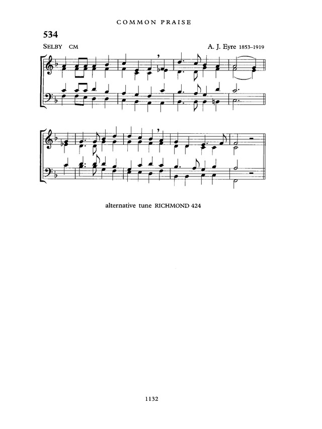 Common Praise: A new edition of Hymns Ancient and Modern page 1133