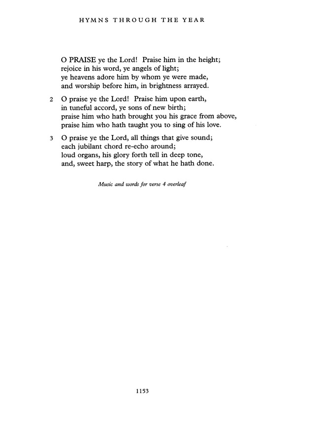 Common Praise: A new edition of Hymns Ancient and Modern page 1154