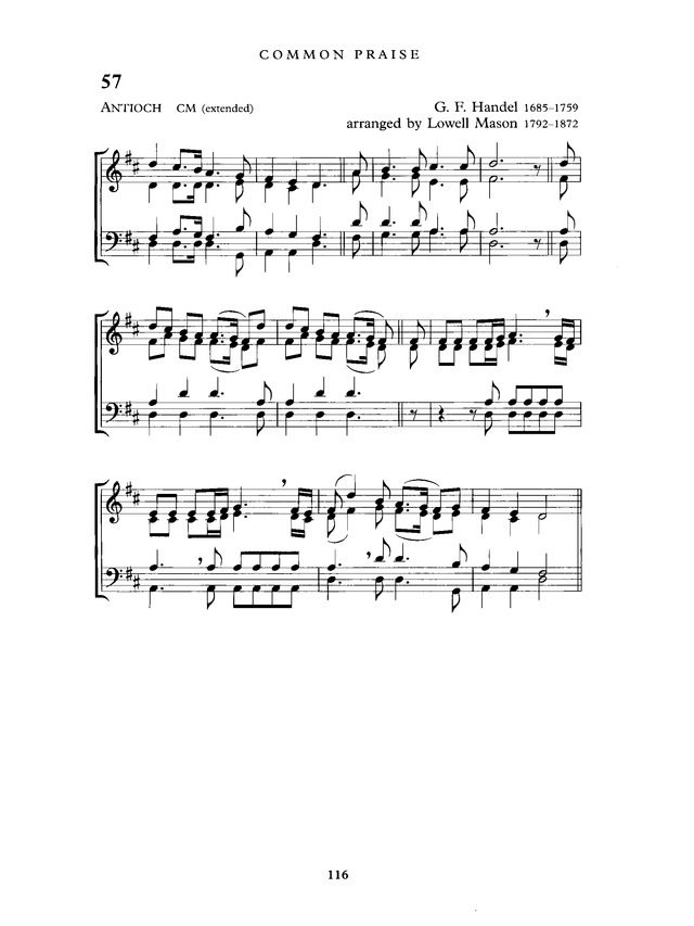 Common Praise: A new edition of Hymns Ancient and Modern page 116