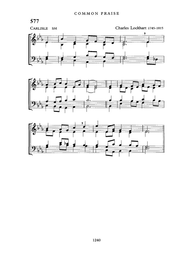 Common Praise: A new edition of Hymns Ancient and Modern page 1241