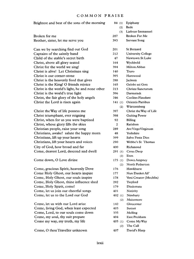 Common Praise: A new edition of Hymns Ancient and Modern page 1407