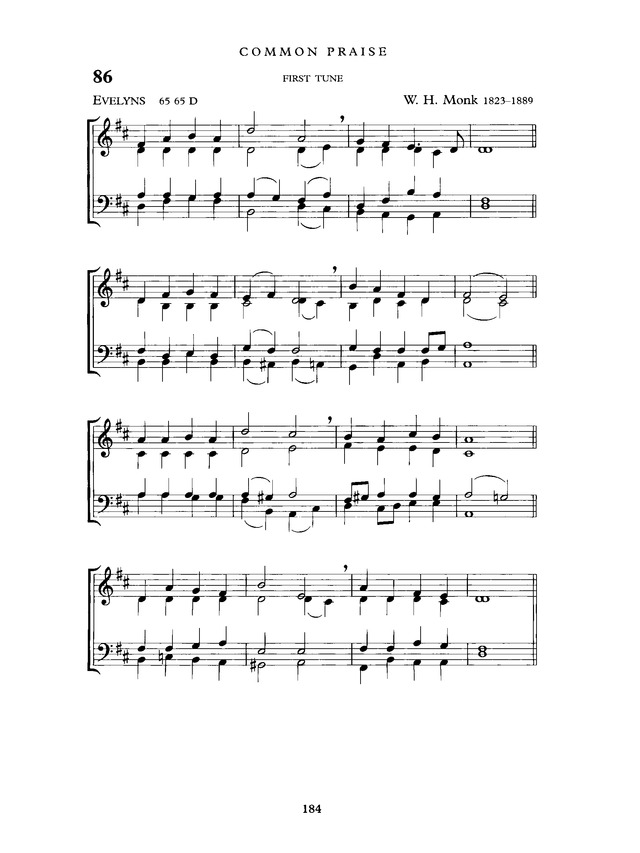 Common Praise: A new edition of Hymns Ancient and Modern page 184