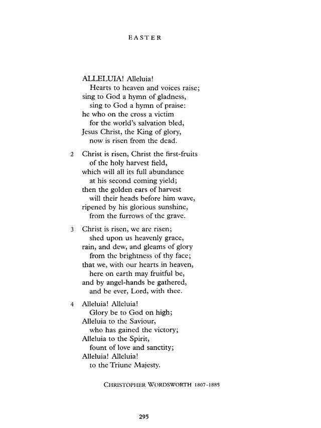 Common Praise: A new edition of Hymns Ancient and Modern page 295