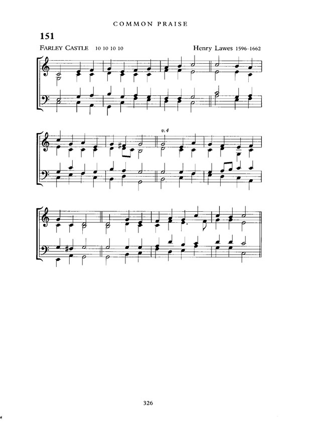 Common Praise: A new edition of Hymns Ancient and Modern page 326