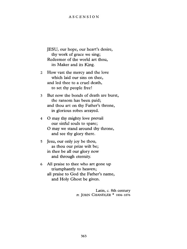 Common Praise: A new edition of Hymns Ancient and Modern page 363