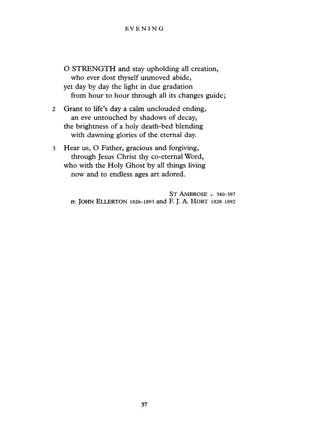 Common Praise: A new edition of Hymns Ancient and Modern page 37