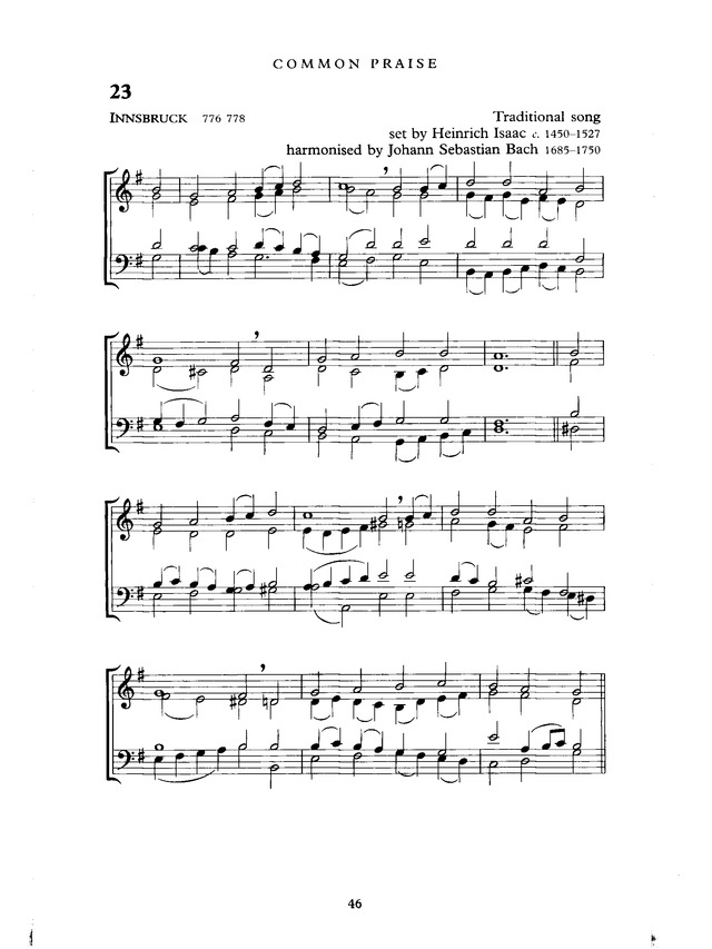 Common Praise: A new edition of Hymns Ancient and Modern page 46