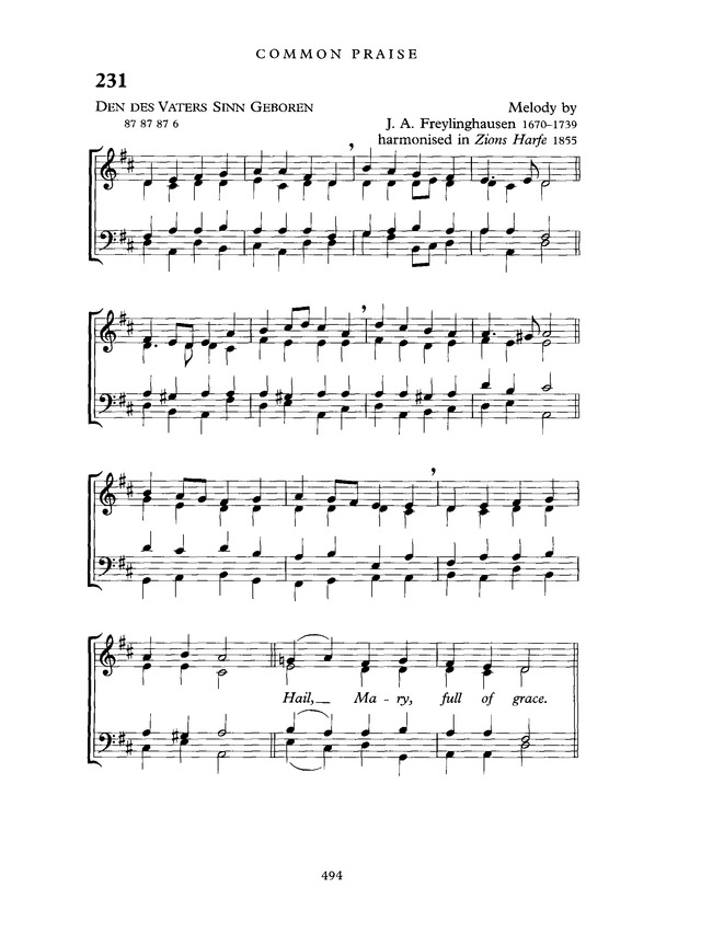 Common Praise: A new edition of Hymns Ancient and Modern page 495