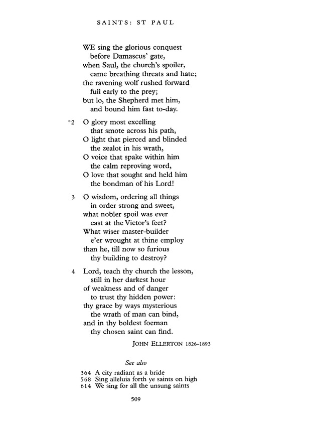 Common Praise: A new edition of Hymns Ancient and Modern page 510