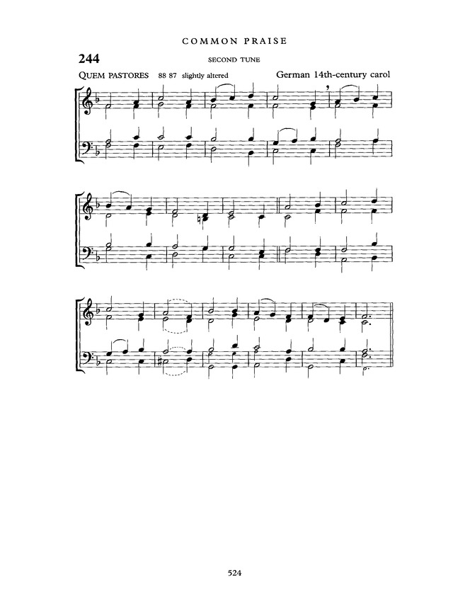 Common Praise: A new edition of Hymns Ancient and Modern page 525