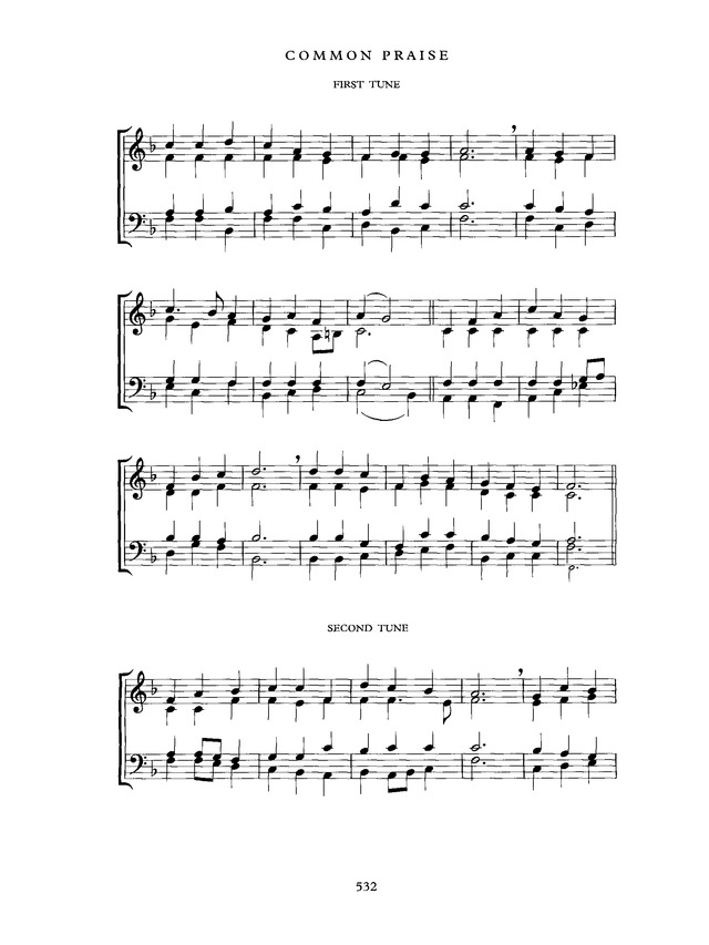Common Praise: A new edition of Hymns Ancient and Modern page 533