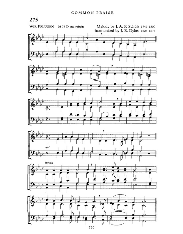 Common Praise: A new edition of Hymns Ancient and Modern page 591