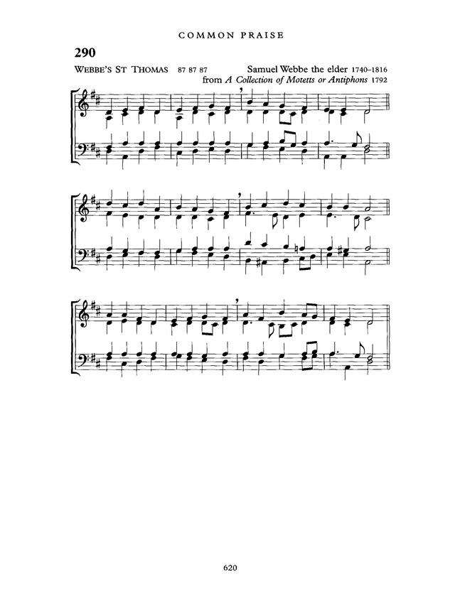 Common Praise: A new edition of Hymns Ancient and Modern page 621