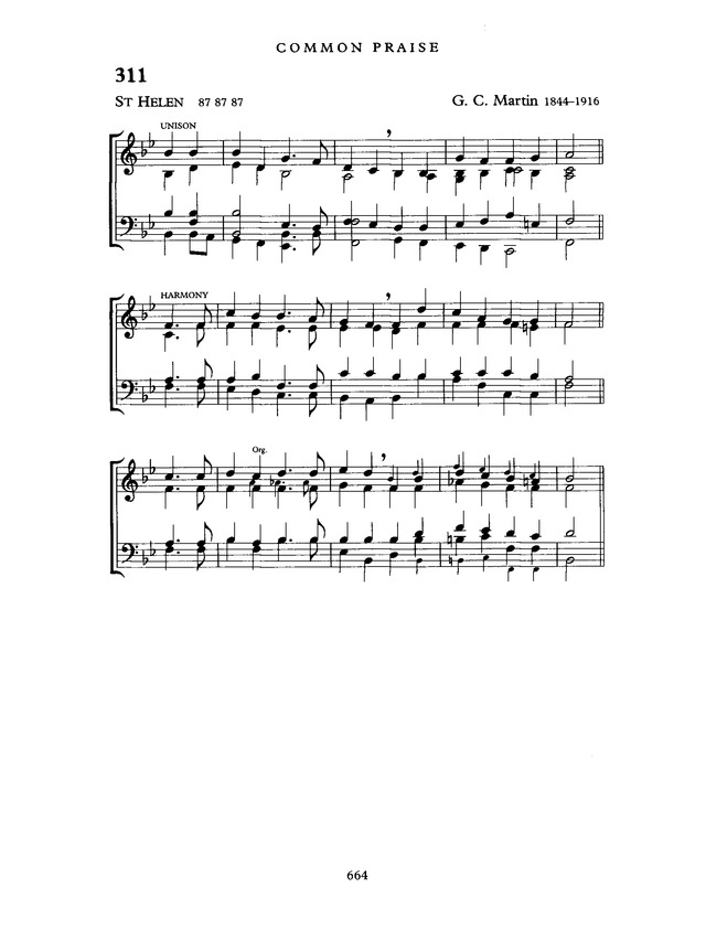 Common Praise: A new edition of Hymns Ancient and Modern page 665