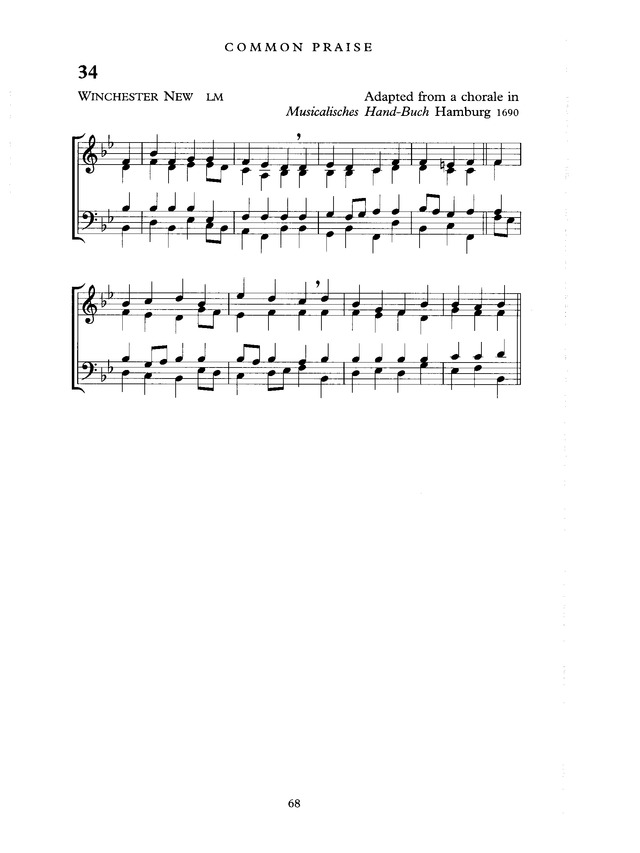 Common Praise: A new edition of Hymns Ancient and Modern page 68
