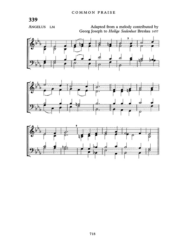 Common Praise: A new edition of Hymns Ancient and Modern page 719