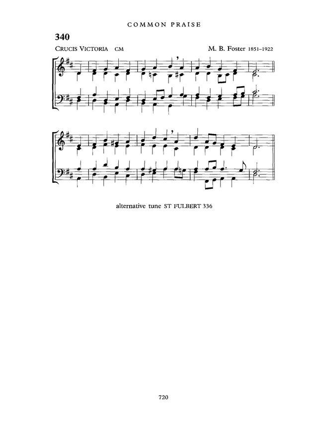 Common Praise: A new edition of Hymns Ancient and Modern page 721